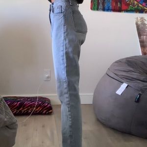 john galt jeans! have been worn once. i’m 5’2 and these pants are high wasted!